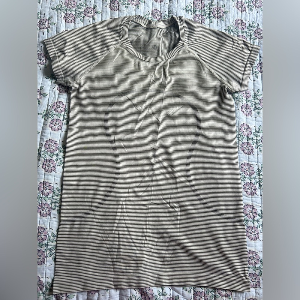Lululemon Striped Swiftly Tech Regular Length, Li… - image 1